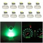 Green T3 Neo Wedge LED Dashboard Light Set