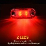 LED Trailer Lights - 10 Pcs Waterproof Oval Set
