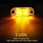 LED Trailer Lights - 10 Pcs Waterproof Oval Set