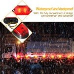 LED Trailer Lights - 10 Pcs Waterproof Oval Set