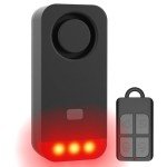 Wireless Bike Alarm with Motion Sensor & Light