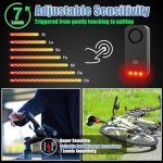Wireless Bike Alarm with Motion Sensor & Light