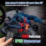 Wireless Bike Alarm with Motion Sensor & Light