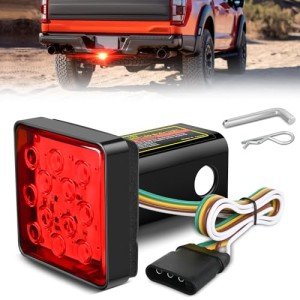 Nilight LED Brake Light Tow Hitch Cover