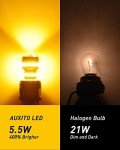 AUXITO 3157 LED Turn Signal Bulbs - Amber Pack 2