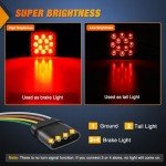 Nilight LED Brake Light Tow Hitch Cover
