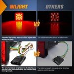 Nilight LED Brake Light Tow Hitch Cover