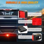 Nilight LED Brake Light Tow Hitch Cover