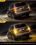 AUXITO 3157 LED Turn Signal Bulbs - Amber Pack 2