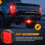 Nilight LED Brake Light Tow Hitch Cover