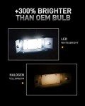 LESAUCE LED License Plate Light for Chevy & GMC