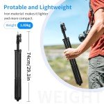 Adjustable 7ft Aluminum Light Stands - 2 Pack