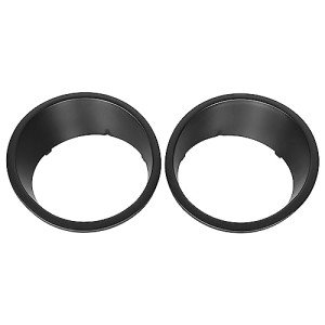 Matte Black Headlight Bezels for Jeep Wrangler