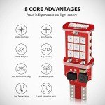 FANTELI 912 LED Strobe Brake Light Bulb