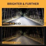 9007 LED Fog Lights, 25000LM, Cool White, 2-Pack