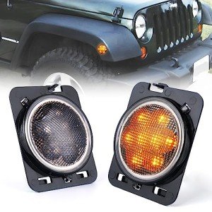 Amber LED Side Marker Lights for Jeep Wrangler