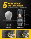 AUXITO 3157 Switchback LED Bulbs - Pack of 2
