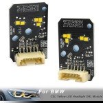Bright Yellow LED Daytime Running Lights for BMW