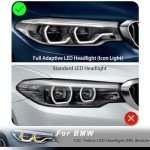 Bright Yellow LED Daytime Running Lights for BMW