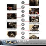 Bright Yellow LED Daytime Running Lights for BMW