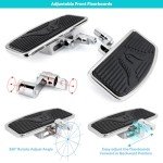 Adjustable Eagle Pattern Motorcycle Foot Pegs for Harley