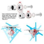 Adjustable Eagle Pattern Motorcycle Foot Pegs for Harley