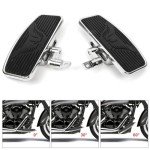 Adjustable Eagle Pattern Motorcycle Foot Pegs for Harley