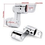 Adjustable Eagle Pattern Motorcycle Foot Pegs for Harley