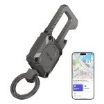 Miroddi Tracker Keychain with Bottle Opener Carabiner