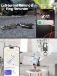 Miroddi Tracker Keychain with Bottle Opener Carabiner