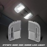 HERCOO Dome Light Cover Lens Kit for Honda