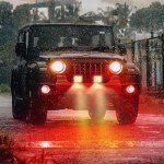 Nilight 4" LED Light Pods - Red 2PCS Combo