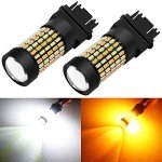Bright Dual Color LED Turn Signal Bulbs for Cars