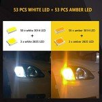 Bright Dual Color LED Turn Signal Bulbs for Cars