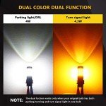 Bright Dual Color LED Turn Signal Bulbs for Cars