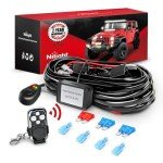 Nilight Wireless Remote Wiring Harness for LED Lights