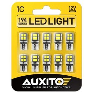 AUXITO 194 LED White Bulbs - 10 Pack