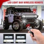 Nilight Wireless Remote Wiring Harness for LED Lights