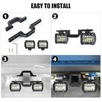 EBESTauto 4" LED Work Light Pods for Towing