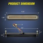 Nilight 9-Inch 100 LED Trailer Tail Light Bar