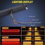Nilight 9-Inch 100 LED Trailer Tail Light Bar
