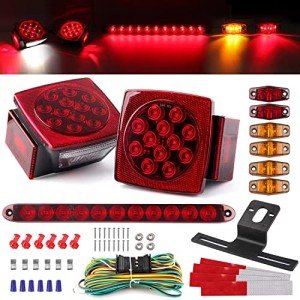 12V Trailer LED Light Kit with Wiring Harness