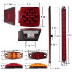 12V Trailer LED Light Kit with Wiring Harness