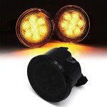 Smoked Lens Turn Signal Lights for Jeep Wrangler