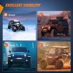 7-Inch LED Light Bar Combo for Off-Road Visibility