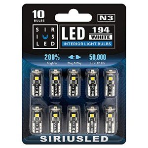 Super Bright LED Bulbs for Car Interior - 10 Pack