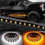 Amber LED Running Board Lights for Trucks 70