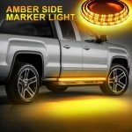 Amber LED Running Board Lights for Trucks 70
