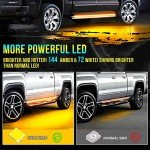 Amber LED Running Board Lights for Trucks 70