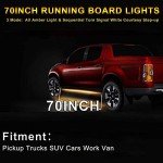 Amber LED Running Board Lights for Trucks 70